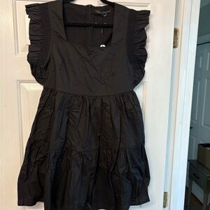 English Factory Elegant Black Dress